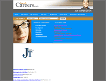 Tablet Screenshot of jewishcareers.com